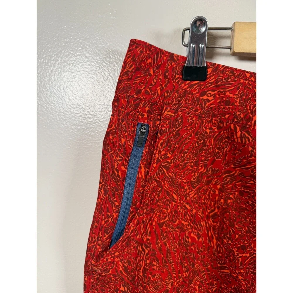 Stio CFS Board Shorts Mens Size 32 Orange Swim Surf Beach Hybrid Vacation